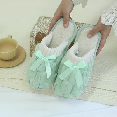 Lilou™ | Chaussons en laine avec nœud