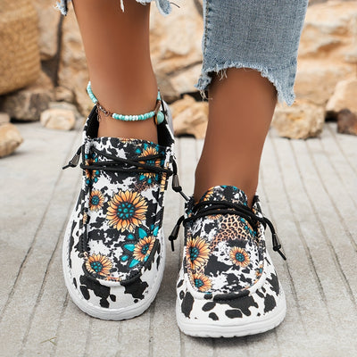 Juliette™ | Mocassins Motifs Graphiques