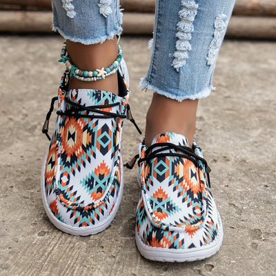 Juliette™ | Mocassins Motifs Graphiques