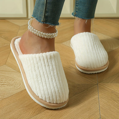 Nora™ | Chaussons rayés en laine