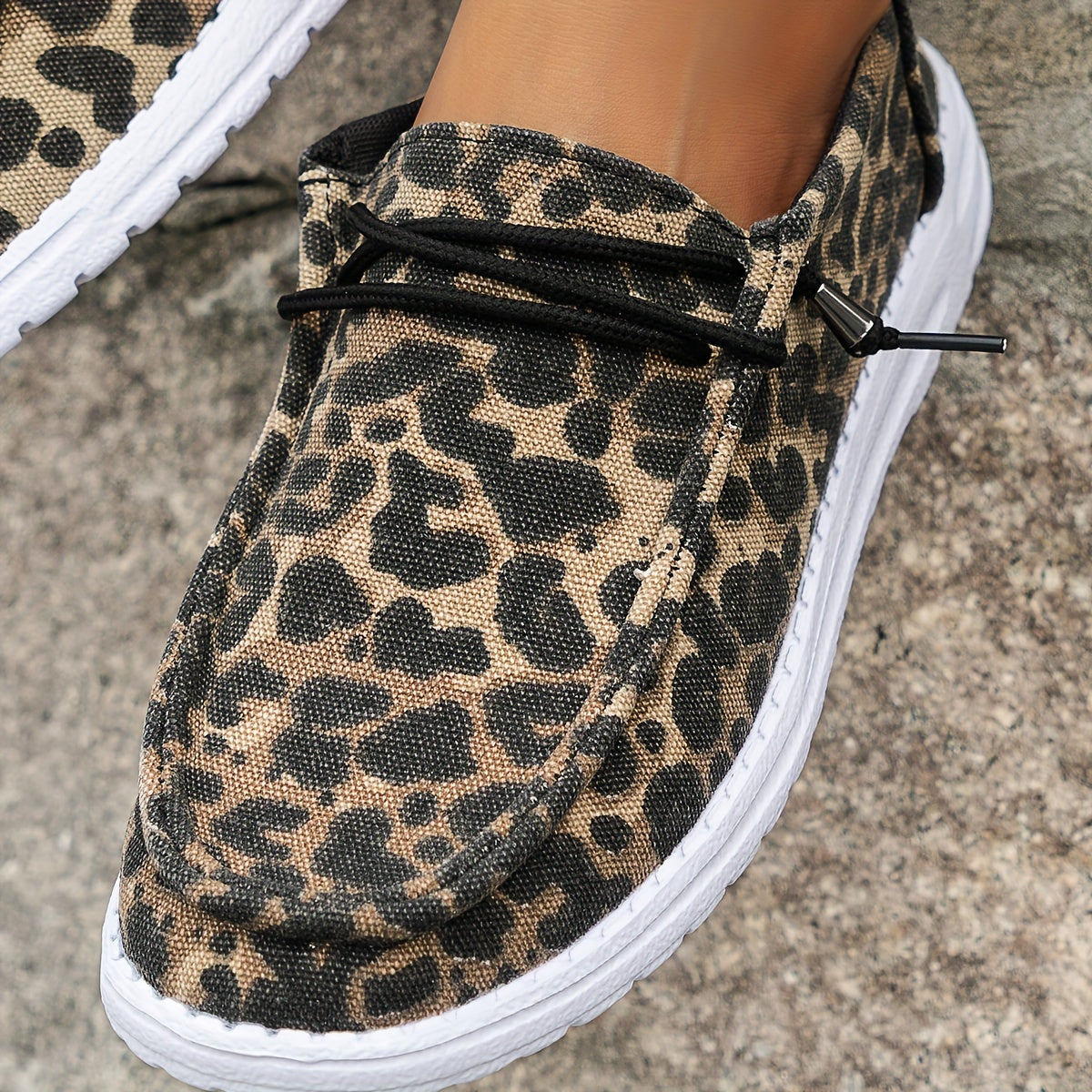 Élodie™ | Mocassins Léopard Élégants