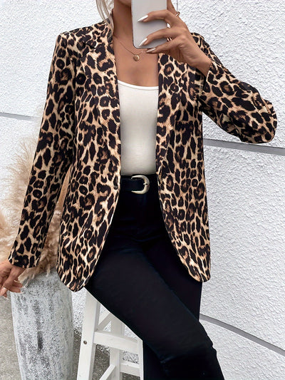 Élise™ | Veste Léopard Audacieuse
