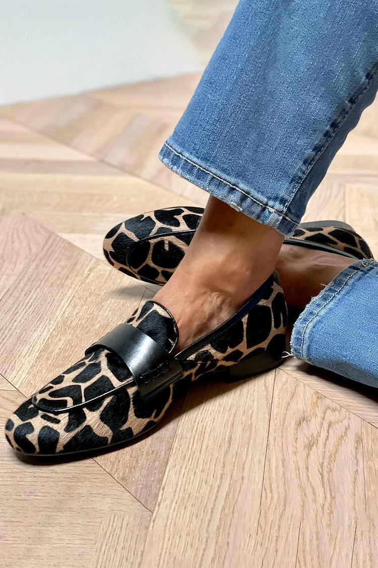 Sofia™ | Mocassin Imprimé Léopard