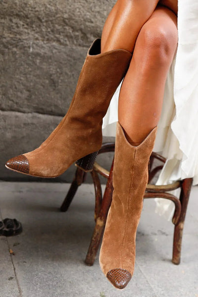Colette™ | Bottes Hautes Suédées