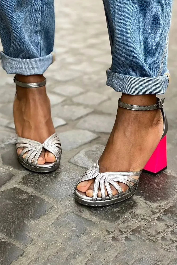 Adèle™ | Escarpins Bicolores Élégants
