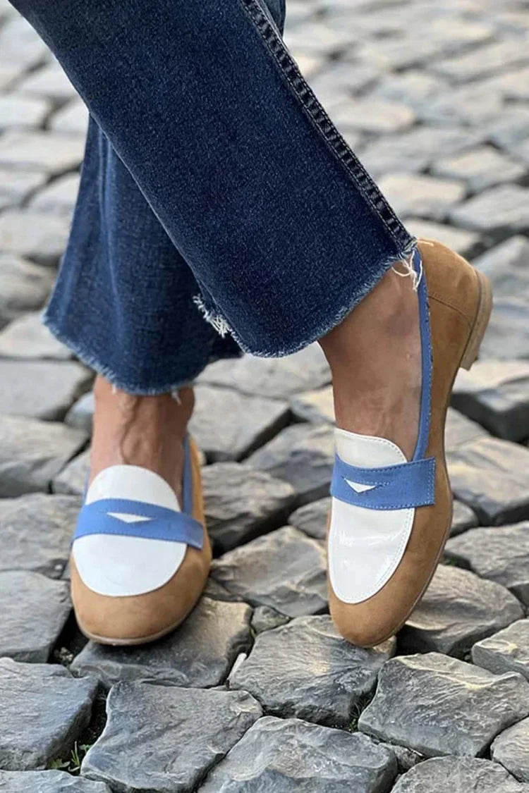 Mila™ | Mocassins Multicolores en Suéde