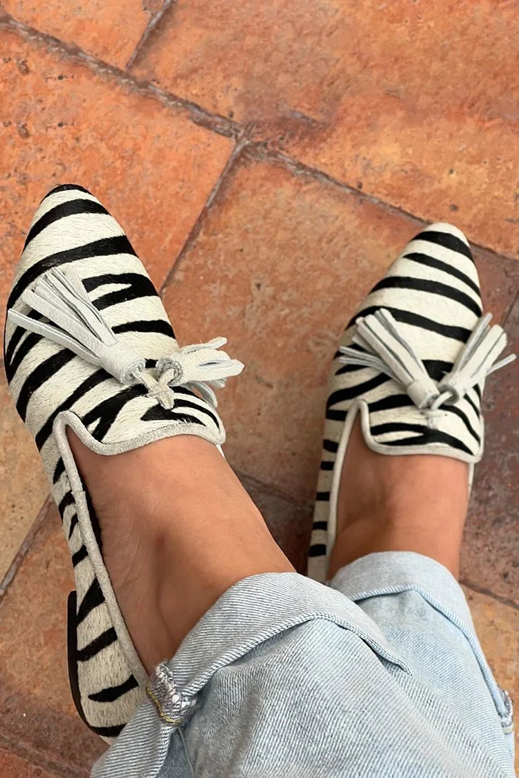 Zoya™ | Mocassion Zèbre Chic