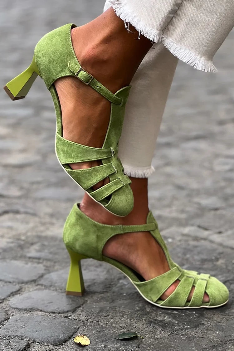 Juliette™ | Escarpins Suédés Vert