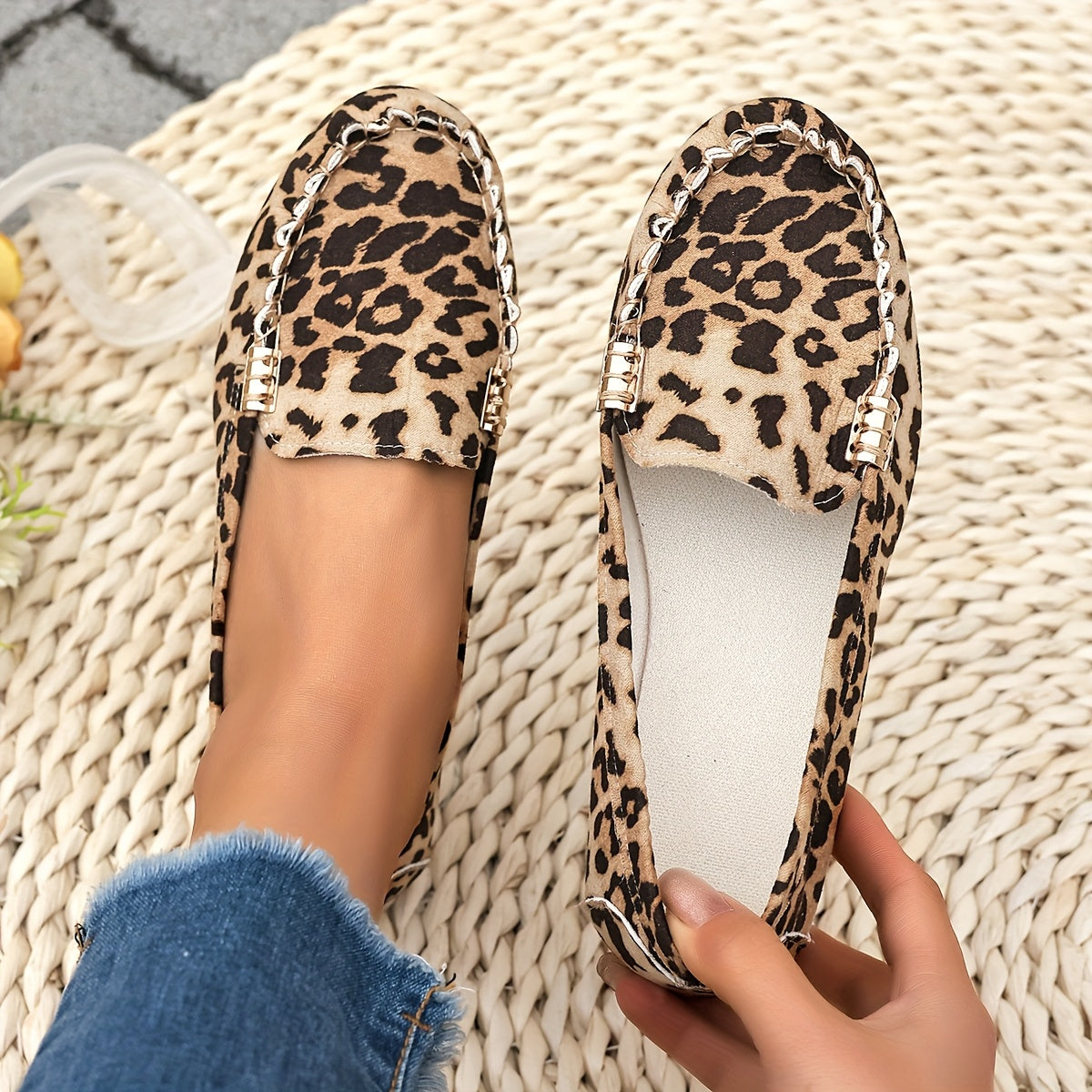 Louna™ | Mocassin Léopard