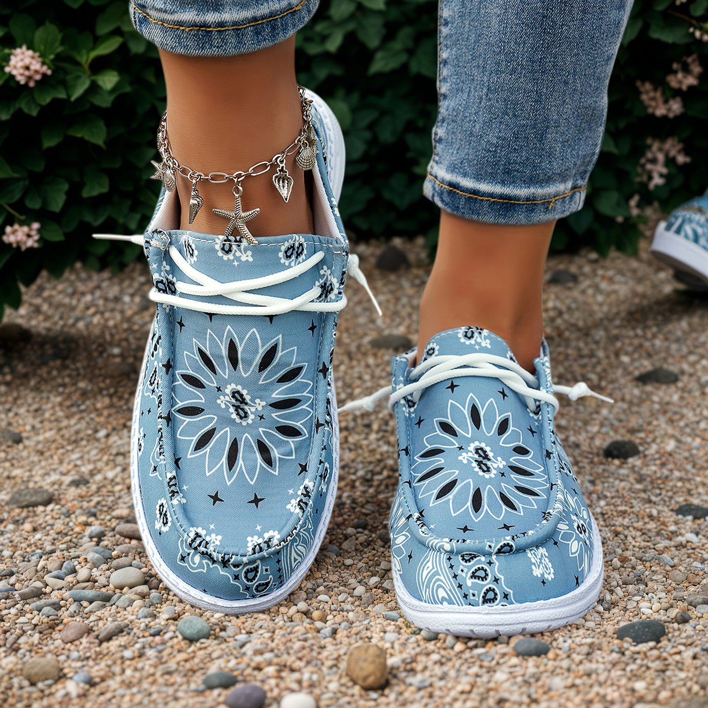 Éva™ | Mocassins à Motifs Singuliers