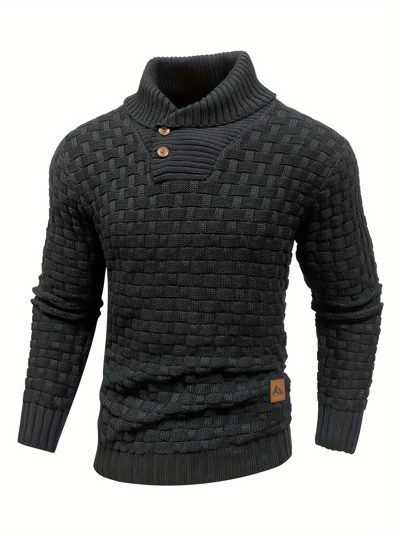 Jean™ | Pull à col roulé tricoté