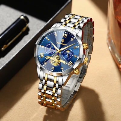Antoine™ | Montre Quartz en Acier Inoxydable