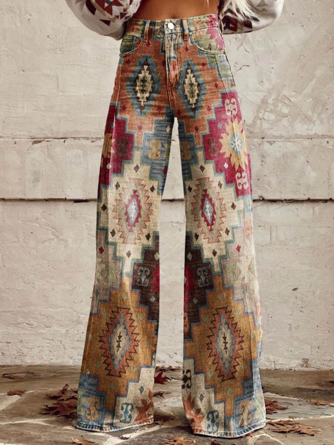 Claire™ | Pantalon Bohème Imprim