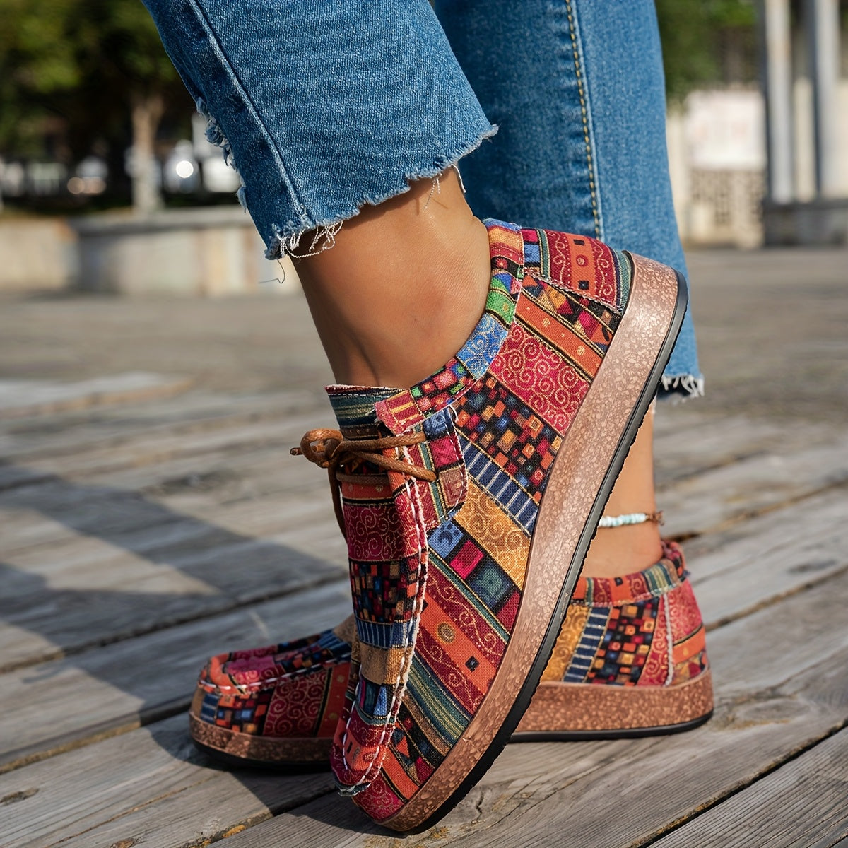 Élise™ | Chaussures Retro Colorées