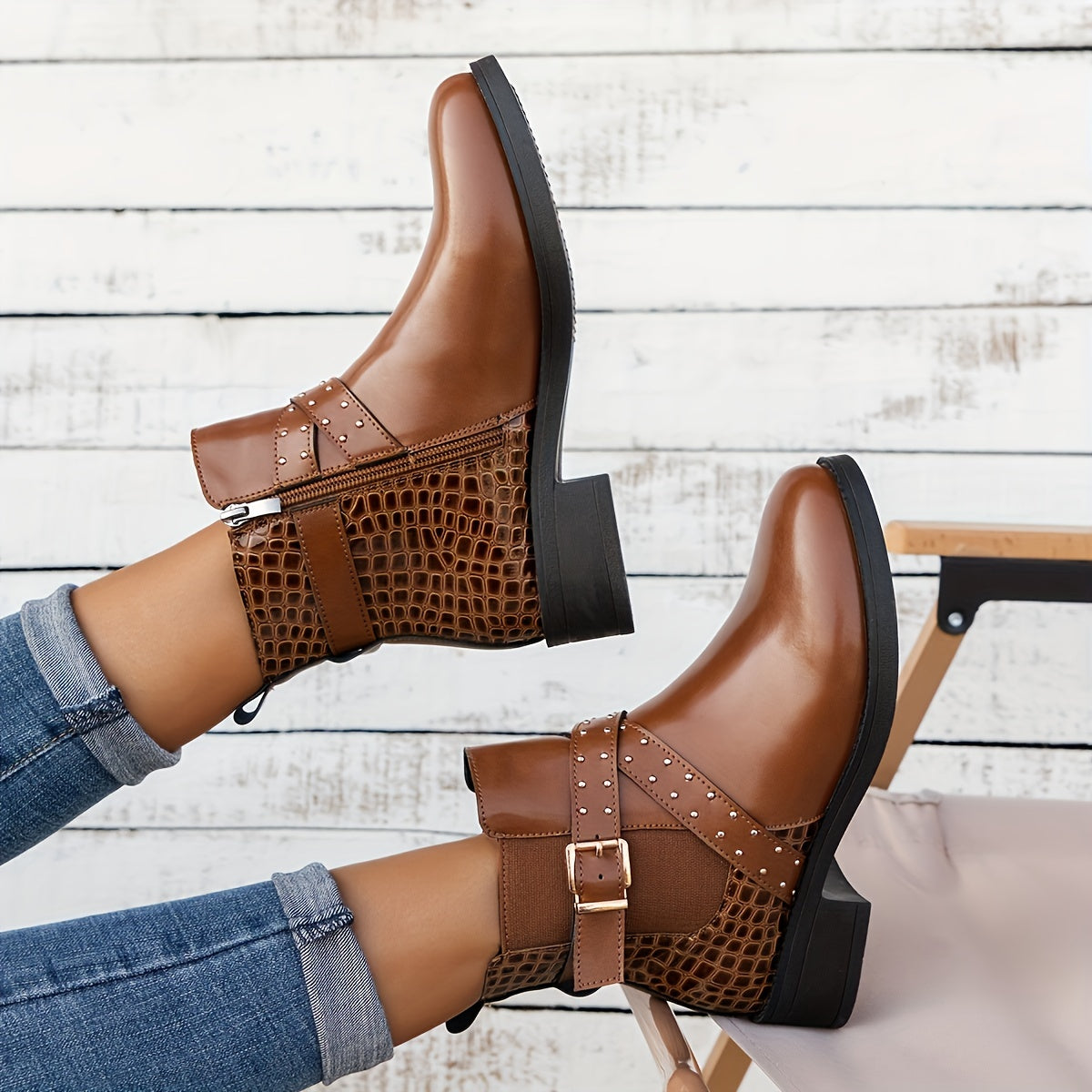 Adèle™ | Talons Bloc Élégants