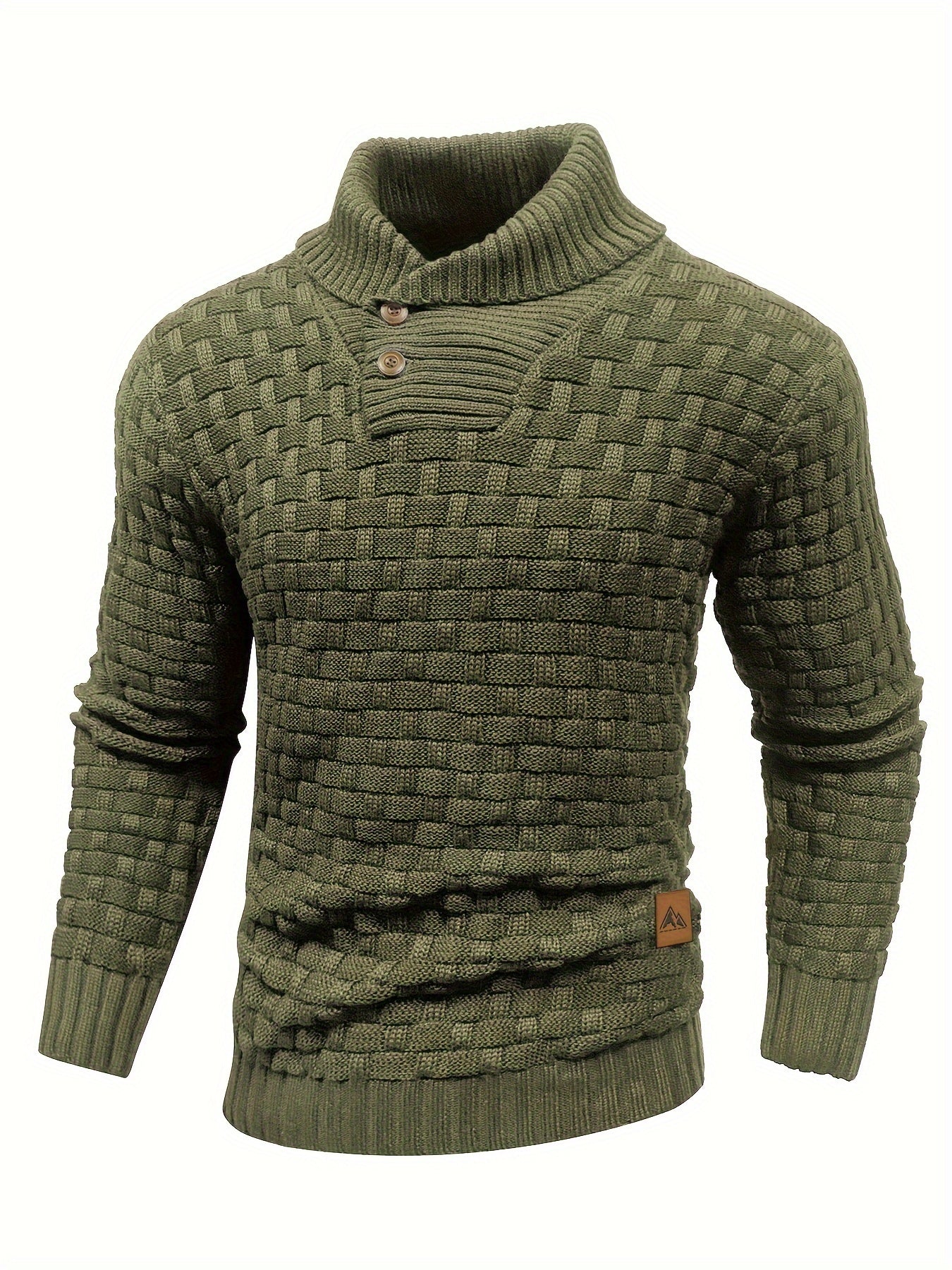 Jean™ | Pull à col roulé tricoté