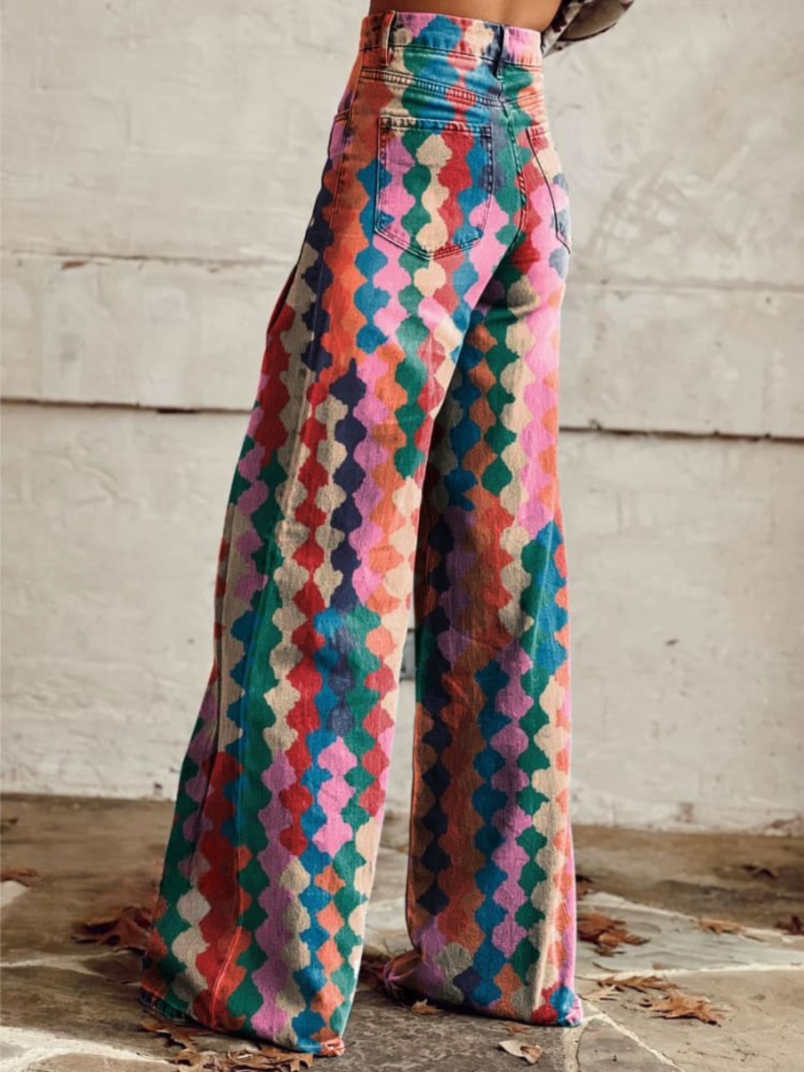 Victoire™ | Pantalon Palazzo Coloré