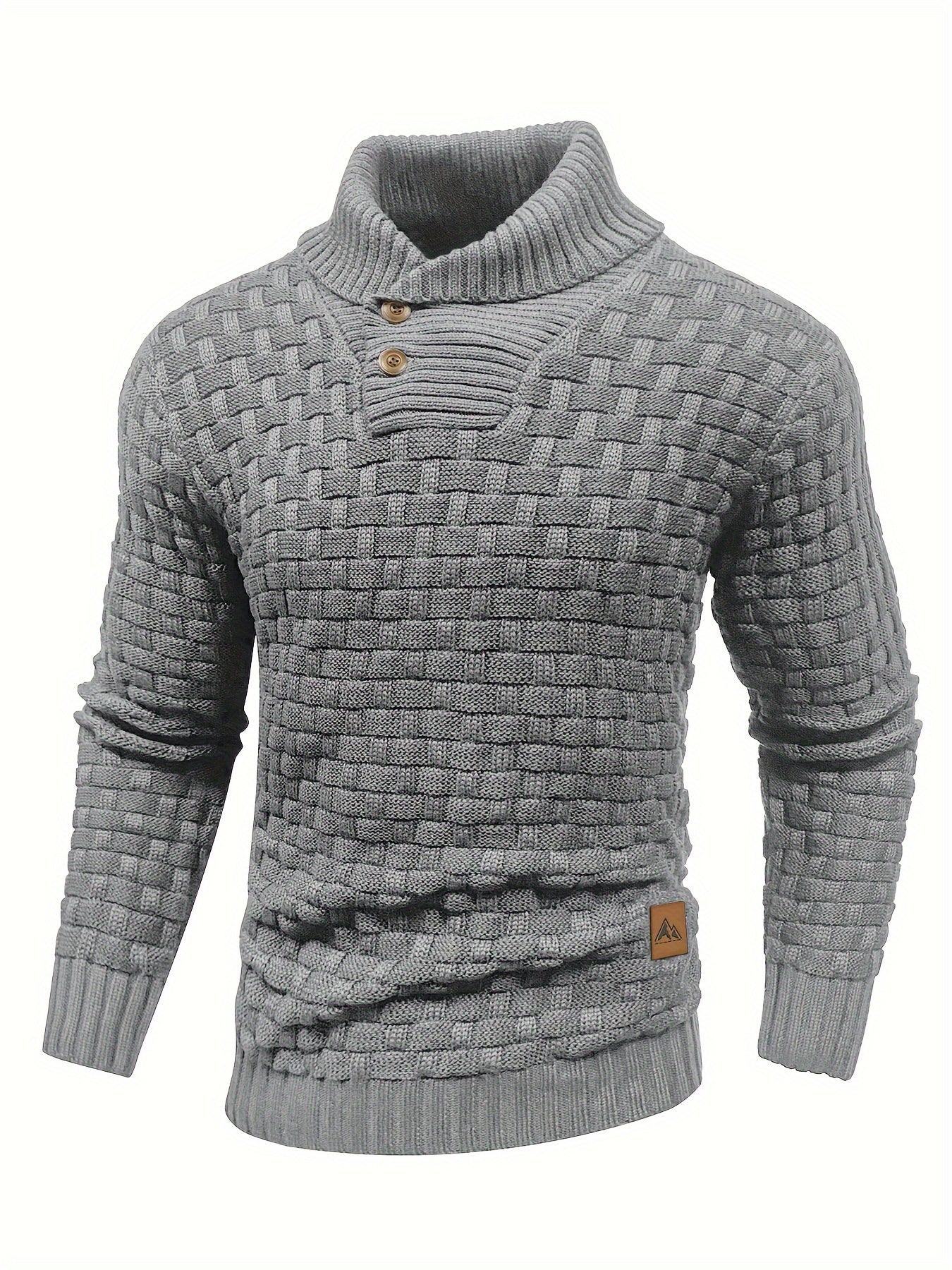 Jean™ | Pull à col roulé tricoté