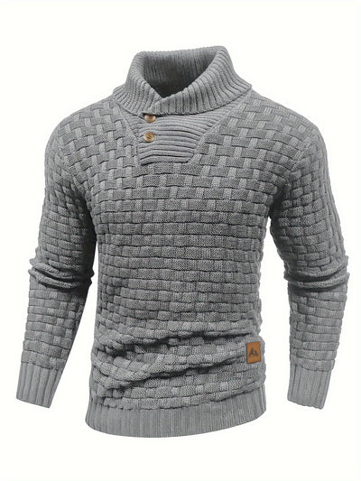 Jean™ | Pull à col roulé tricoté