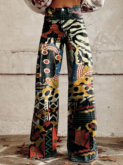 Sophie™ | Pantalon Large Tropical