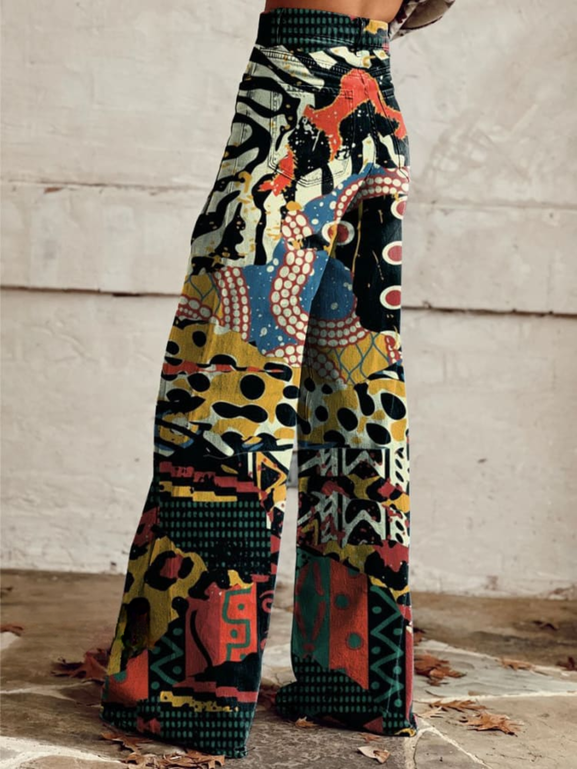 Sophie™ | Pantalon Large Tropical
