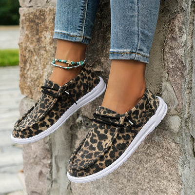 Élodie™ | Mocassins Léopard Élégants