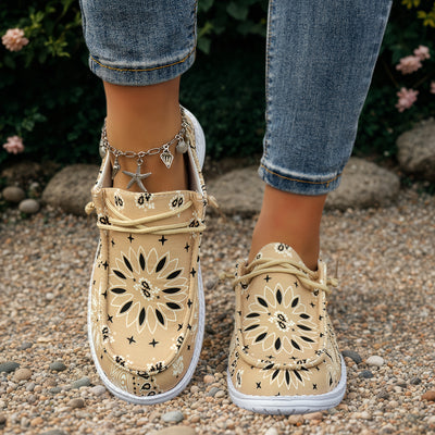 Éva™ | Mocassins à Motifs Singuliers