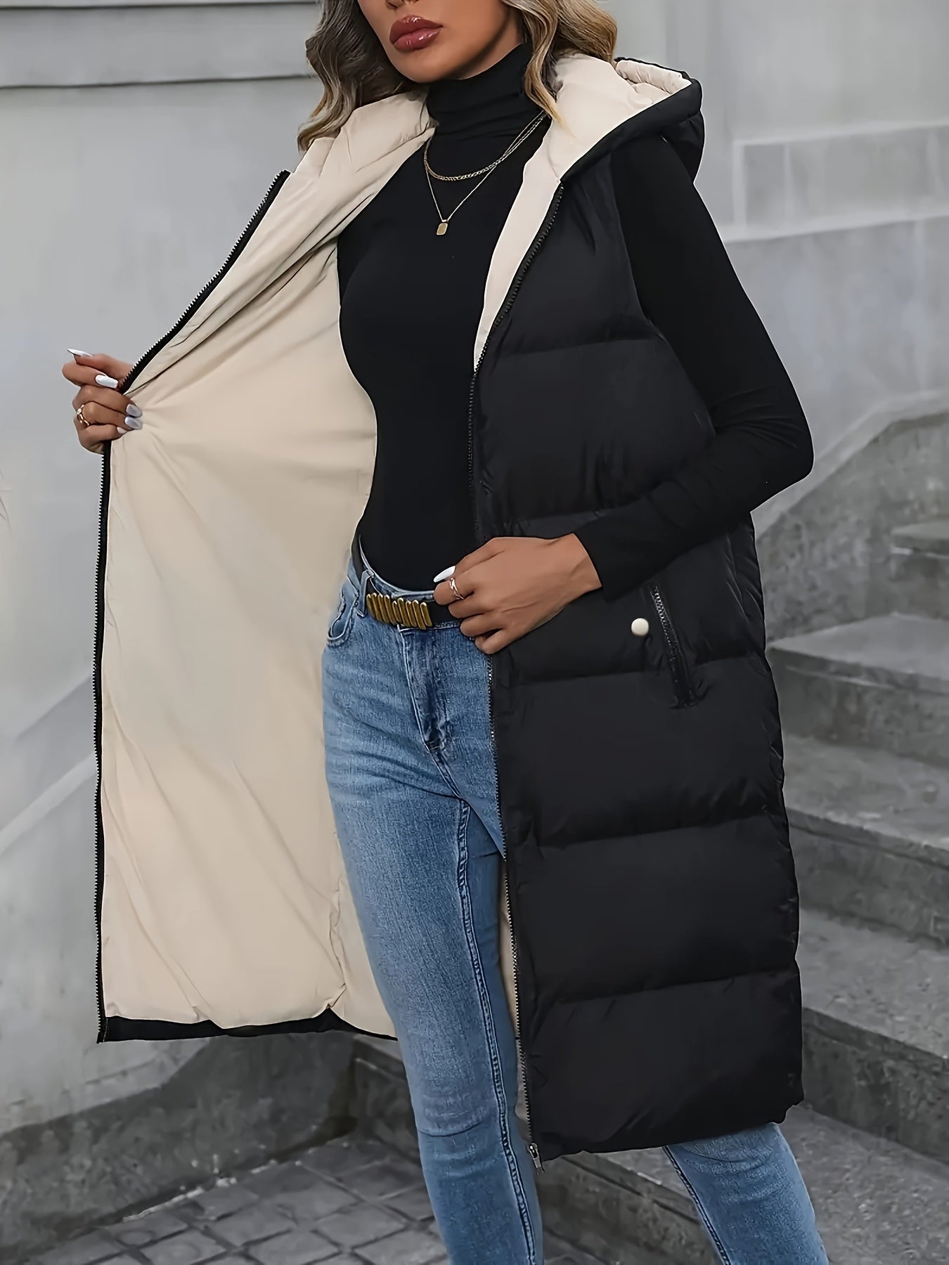 Noëlle™ | Bodywarmer Longue Ligne
