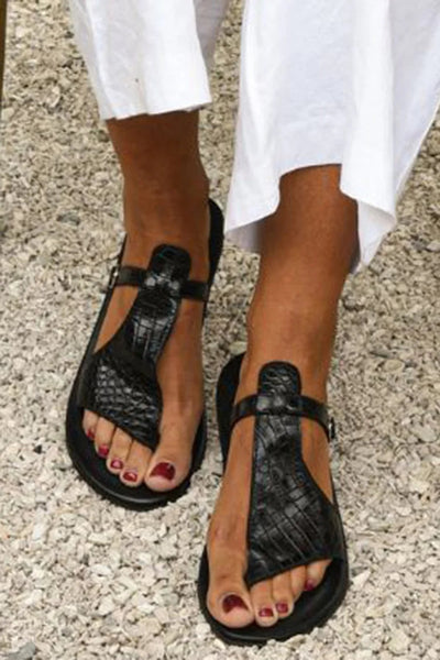 Maé™ | Talons bas avec imprimé crocodile