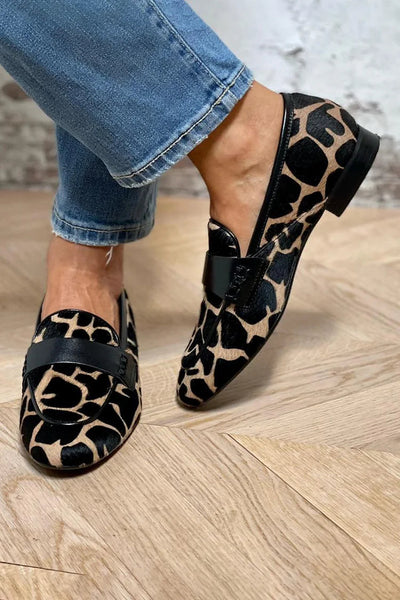 Sofia™ | Mocassin Imprimé Léopard