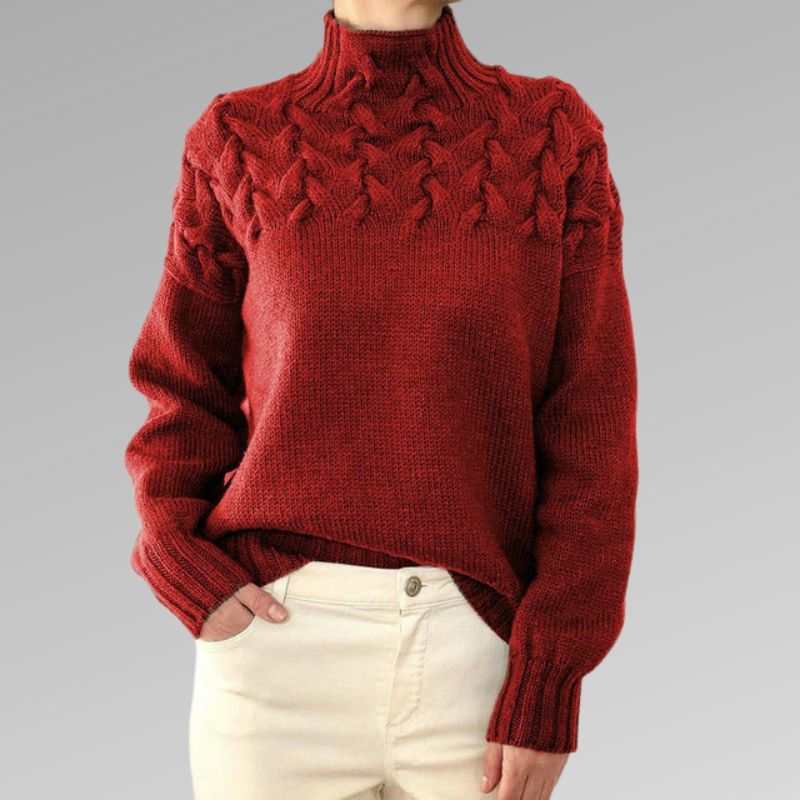 Madeleine™ | Pull Col Ajusté