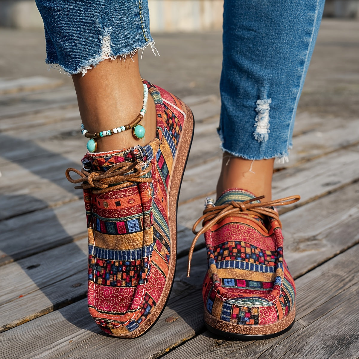 Élise™ | Chaussures Retro Colorées