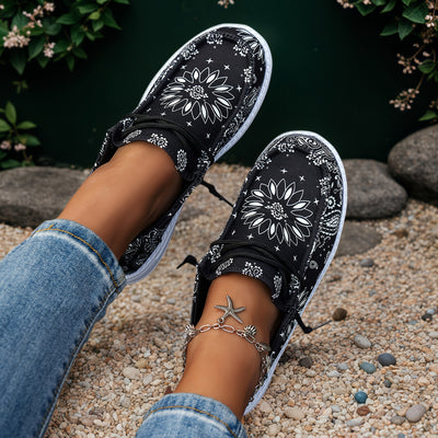 Éva™ | Mocassins à Motifs Singuliers