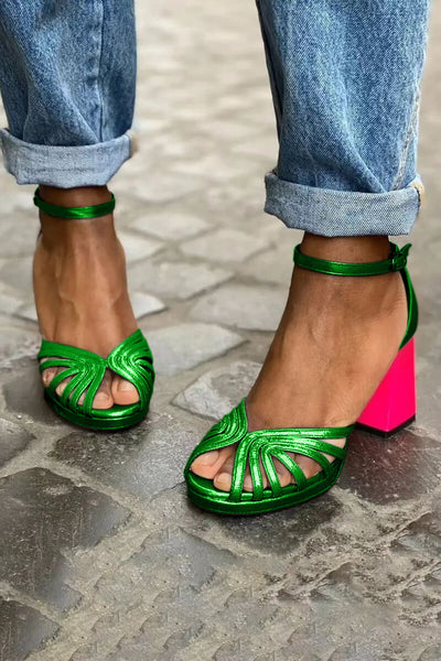 Adèle™ | Escarpins Bicolores Élégants