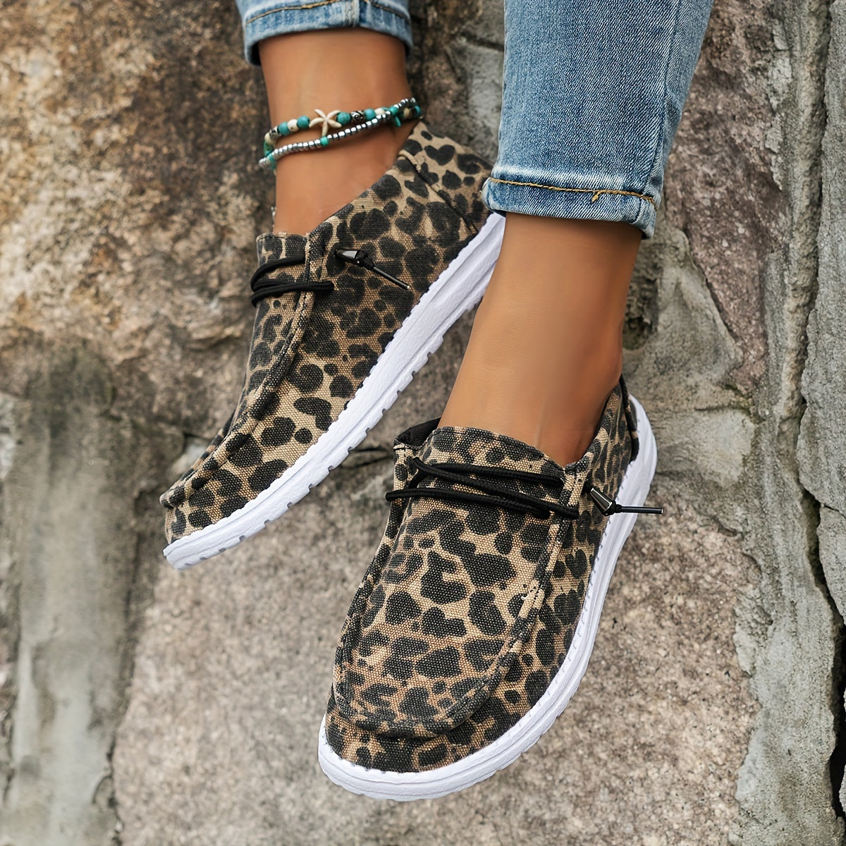 Élodie™ | Mocassins Léopard Élégants