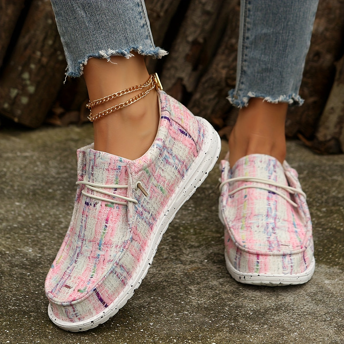 Chloé™ | Mocassins à Motifs Généreux