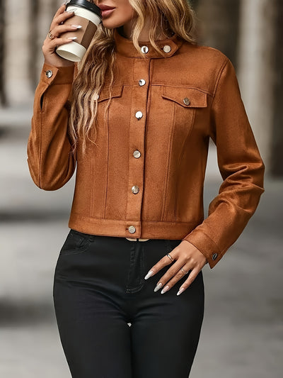 Adèle™ | Blouson Court Cuir