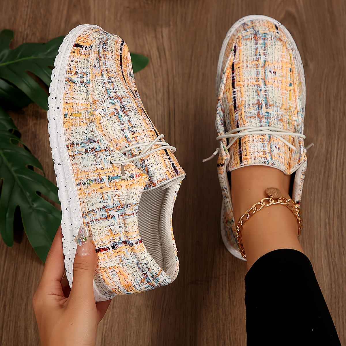 Chloé™ | Mocassins à Motifs Généreux