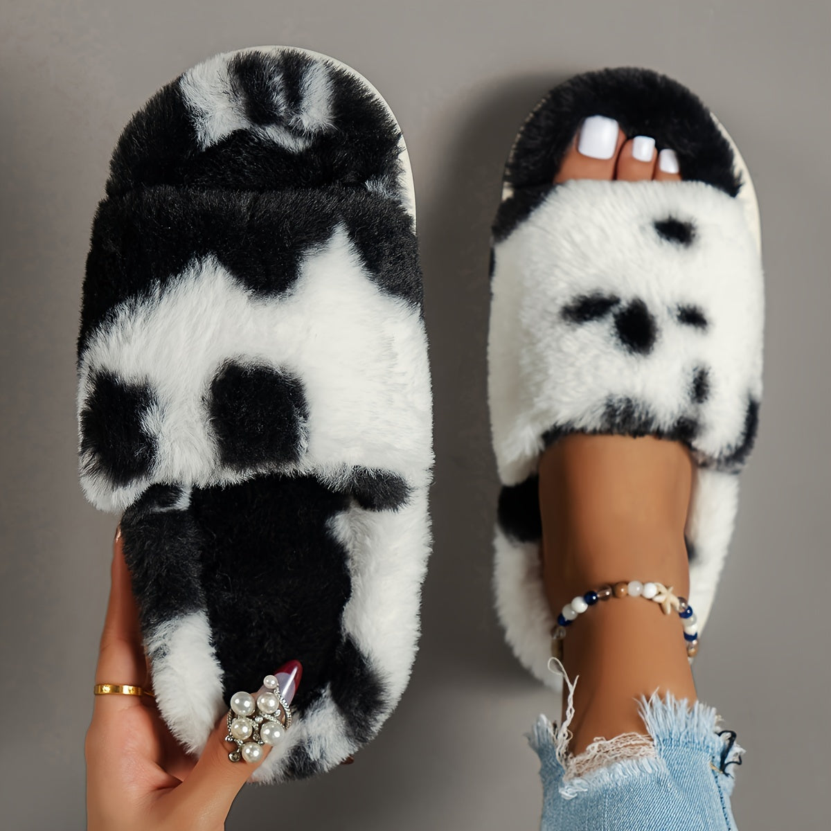 Zoë™ | Chaussons ouverts en laine