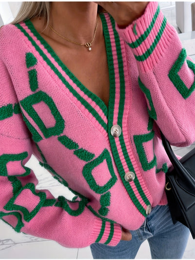 Yvonne™ | Cardigan Tricot Vintage