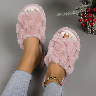 Léonie™ | Chaussons en laine à carreaux