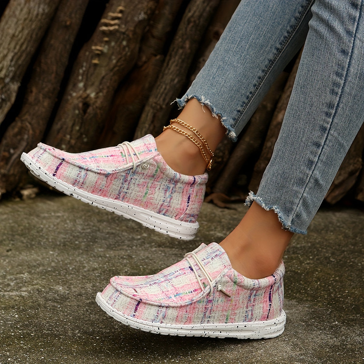 Chloé™ | Mocassins à Motifs Généreux