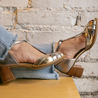 Nikita™ | Escarpins élégants dorés