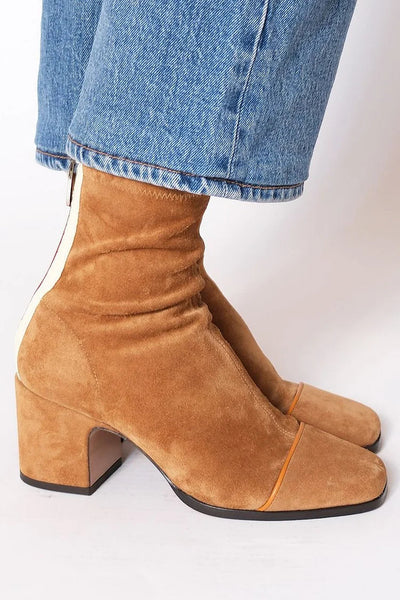 Vivienne™ | Bottines Modernes Contrastées