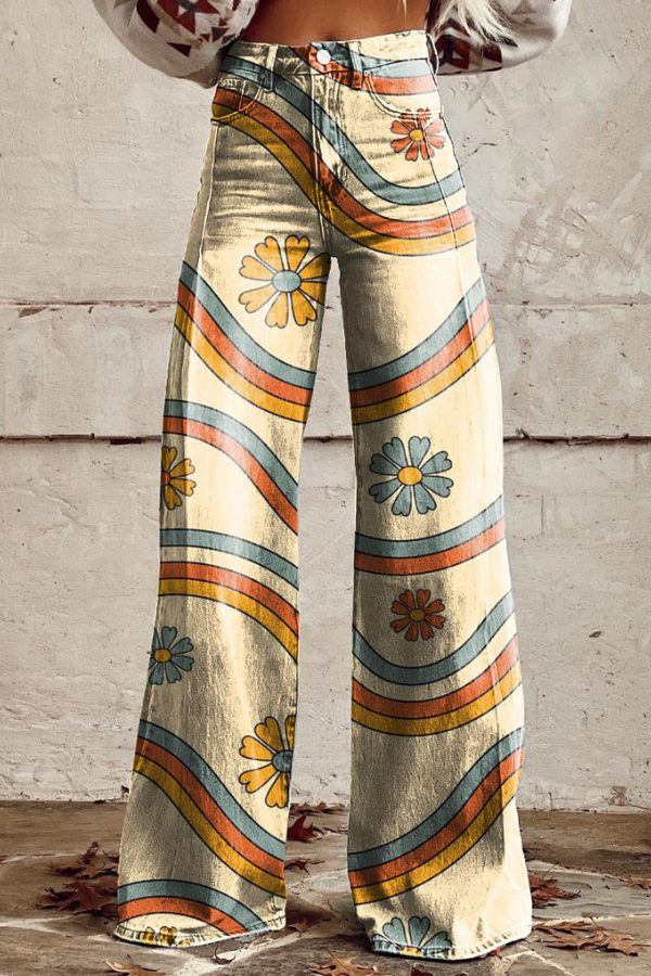 Chloé™ | Pantalon Palazzo Pastel
