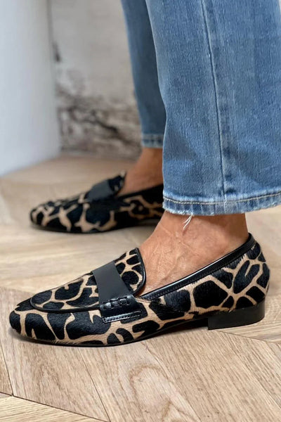 Sofia™ | Mocassin Imprimé Léopard