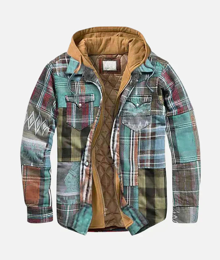 Alain™ | Veste patchwork à carreaux