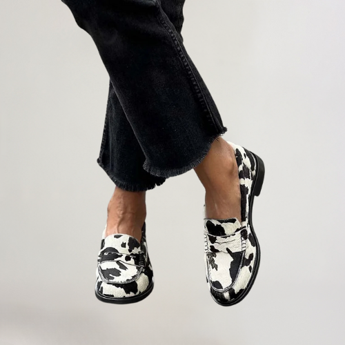Veerle™ | Mocassin Zébre