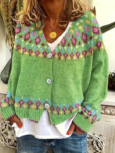 Margaux™ | Gilet Maille Coloré