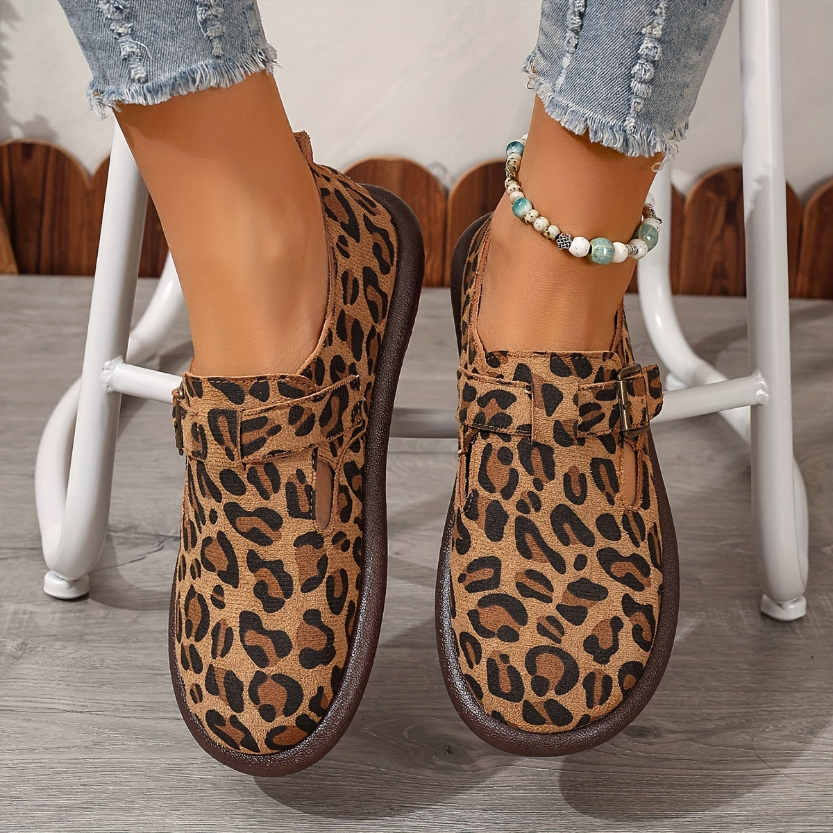 Melani™ | Mocassin Léopard